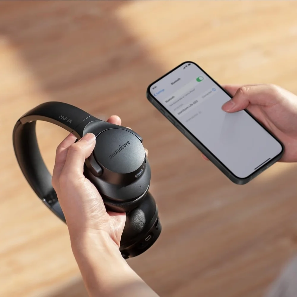 🎧 🎶 Soundcore by Anker LifeQ20 Wireless Noise Cancelling Headphones NIB - Picture 7 of 11